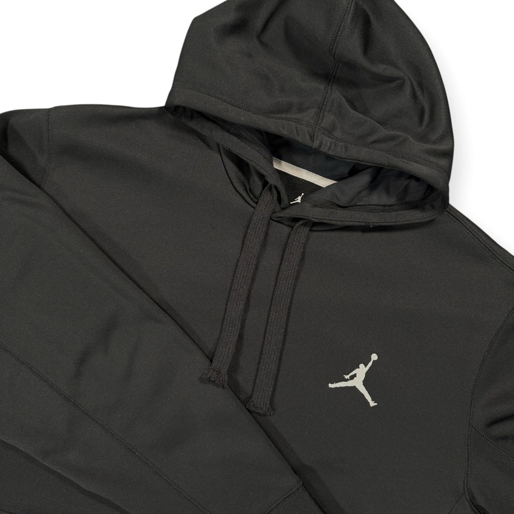 Jordan Training Therma Fit Hoodie Mens XL Black Pullover Jumpman